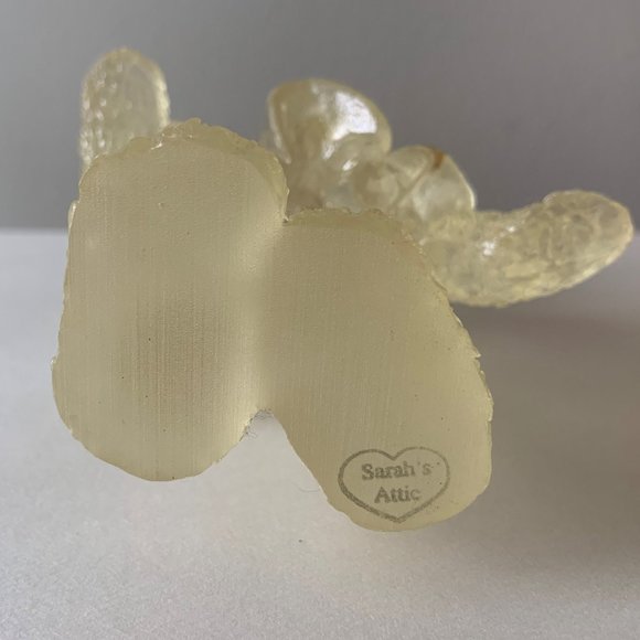 Gold and Clear Glass "Chelsea" Teddy Bear Figurine - Picture 5 of 5